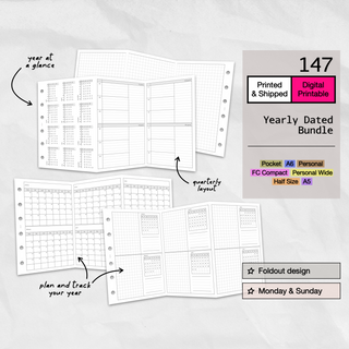 PRINTED to Do List Planner Refills Personal Size Printed 