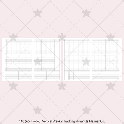148: Foldout Vertical Weekly Timed Tasks Habit Tracking