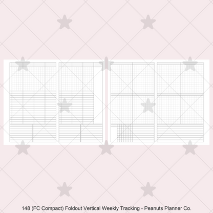 148: Foldout Vertical Weekly Timed Tasks Habit Tracking