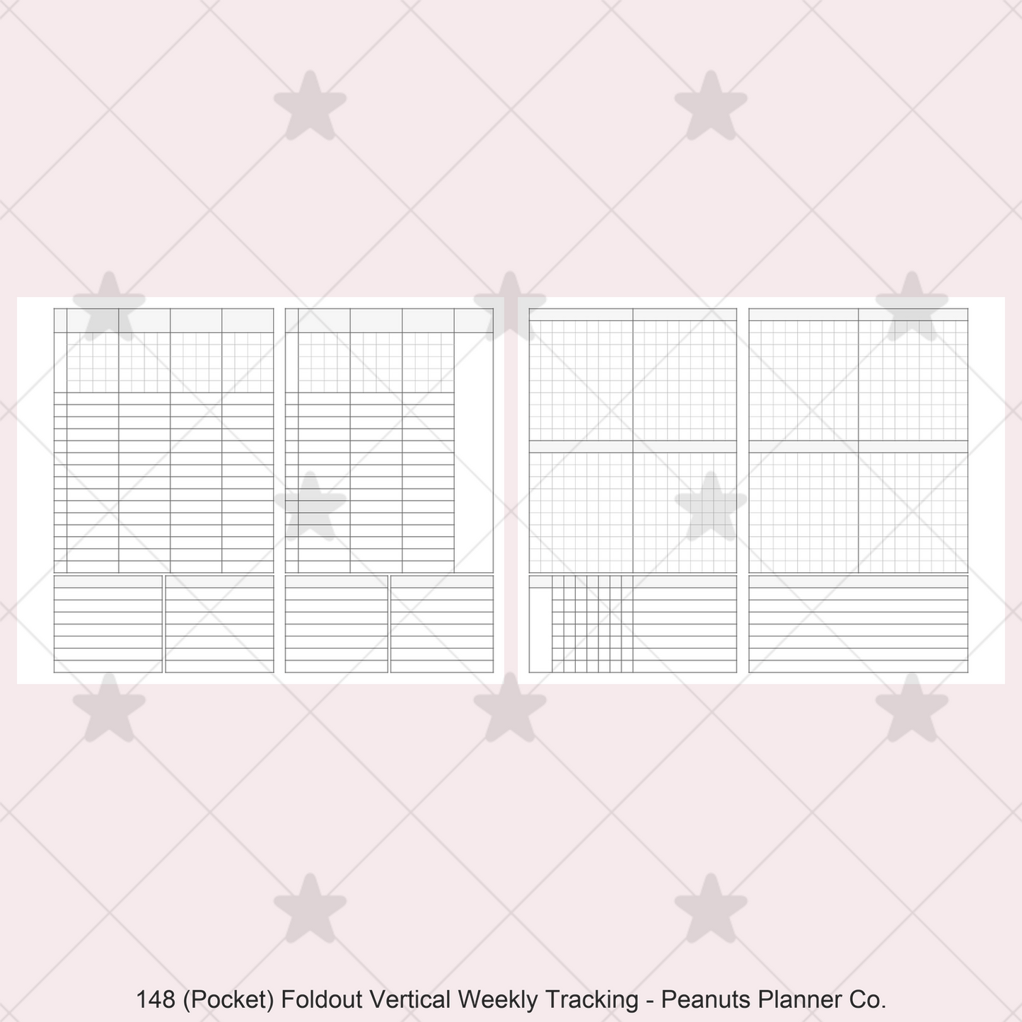 148: Foldout Vertical Weekly Timed Tasks Habit Tracking