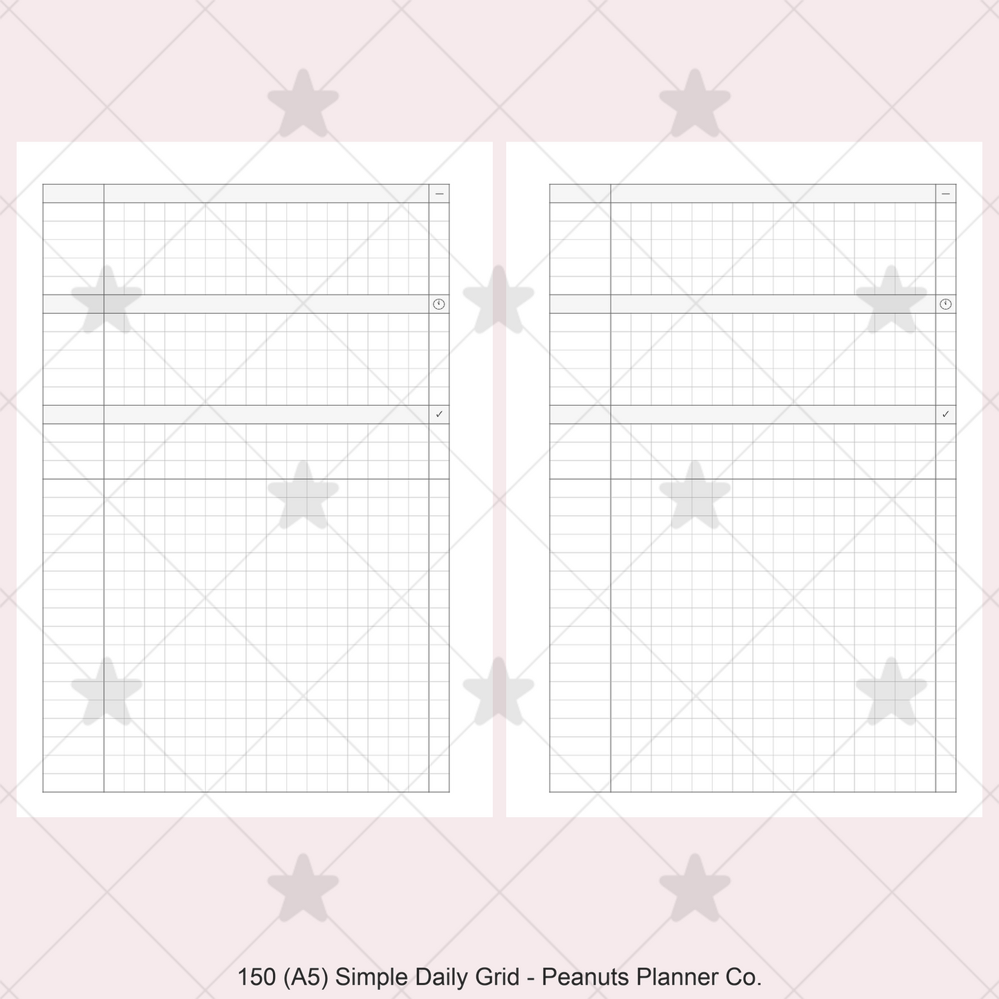 150: Simple Daily Grid w/ Appointments Notes Tasks Categories Do1P
