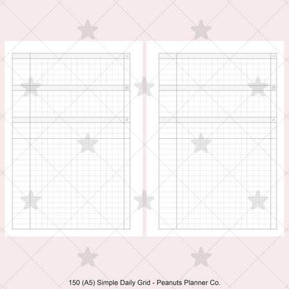 150: Simple Daily Grid w/ Appointments Notes Tasks Categories Do1P