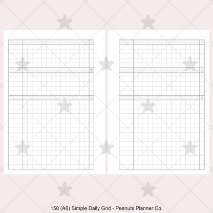 150: Simple Daily Grid w/ Appointments Notes Tasks Categories Do1P