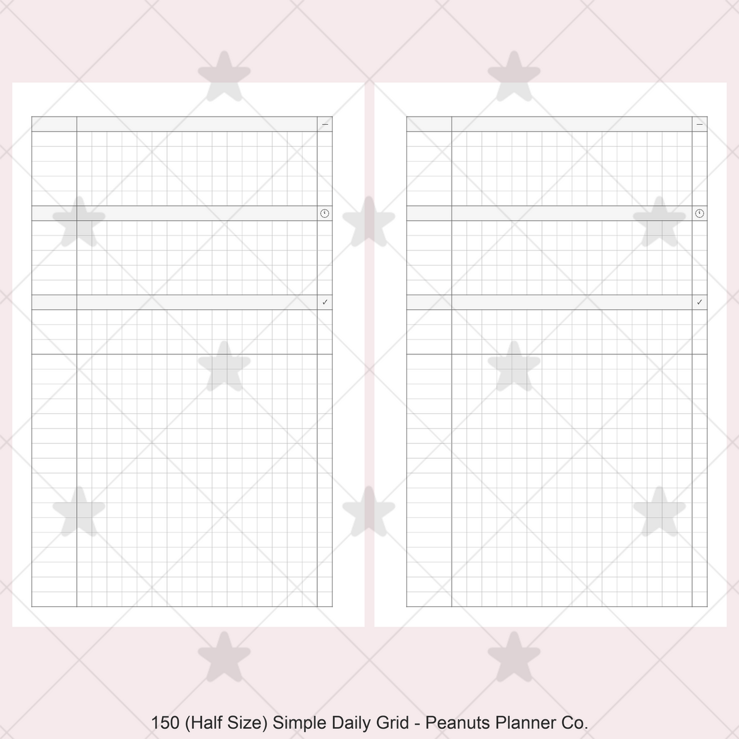 150: Simple Daily Grid w/ Appointments Notes Tasks Categories Do1P