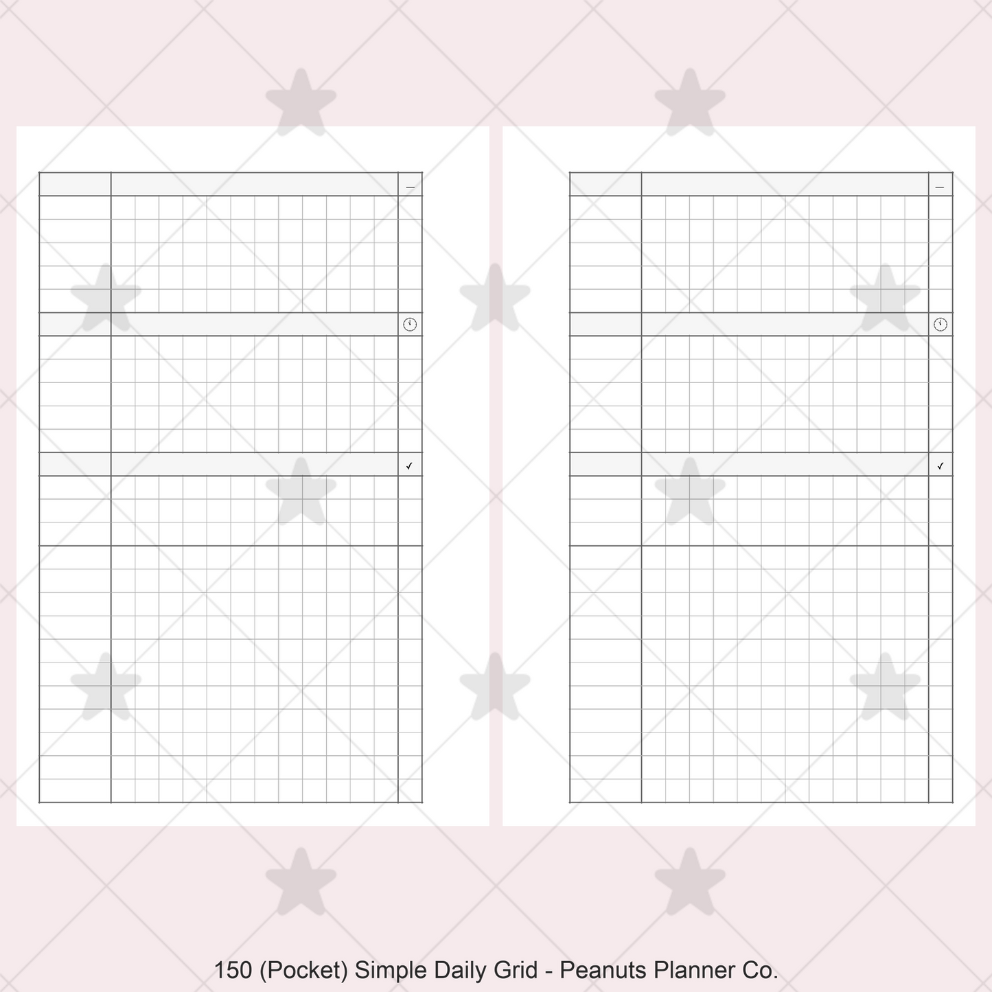 150: Simple Daily Grid w/ Appointments Notes Tasks Categories Do1P