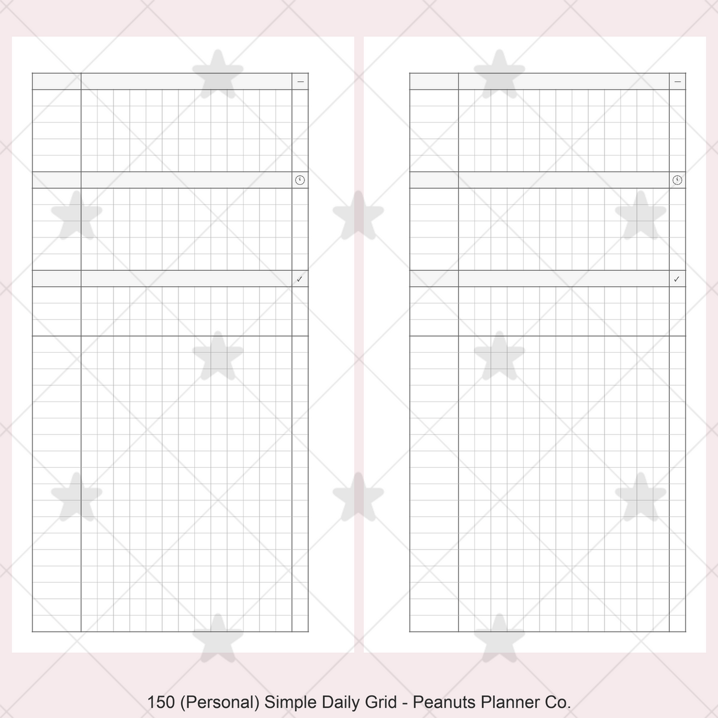 150: Simple Daily Grid w/ Appointments Notes Tasks Categories Do1P