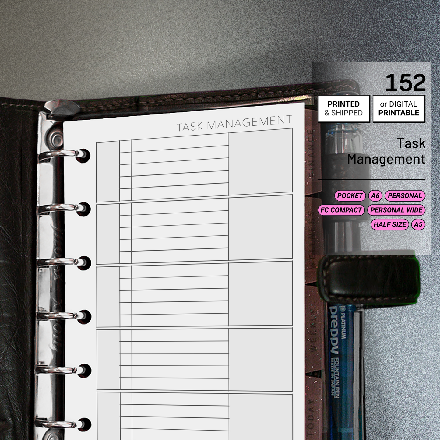 152: Task Management Breakdown