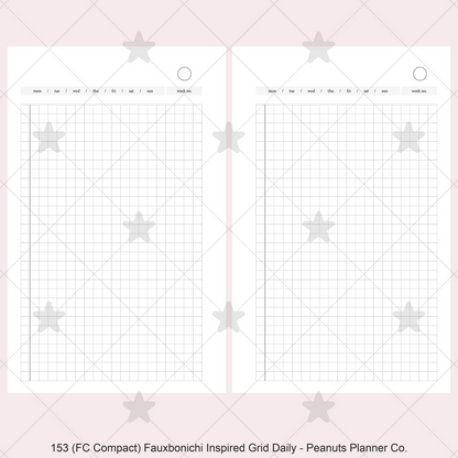 153: Fauxbonichi Inspired Grid Daily Do1P