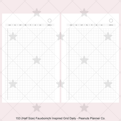 153: Fauxbonichi Inspired Grid Daily Do1P
