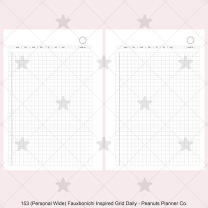 153: Fauxbonichi Inspired Grid Daily Do1P