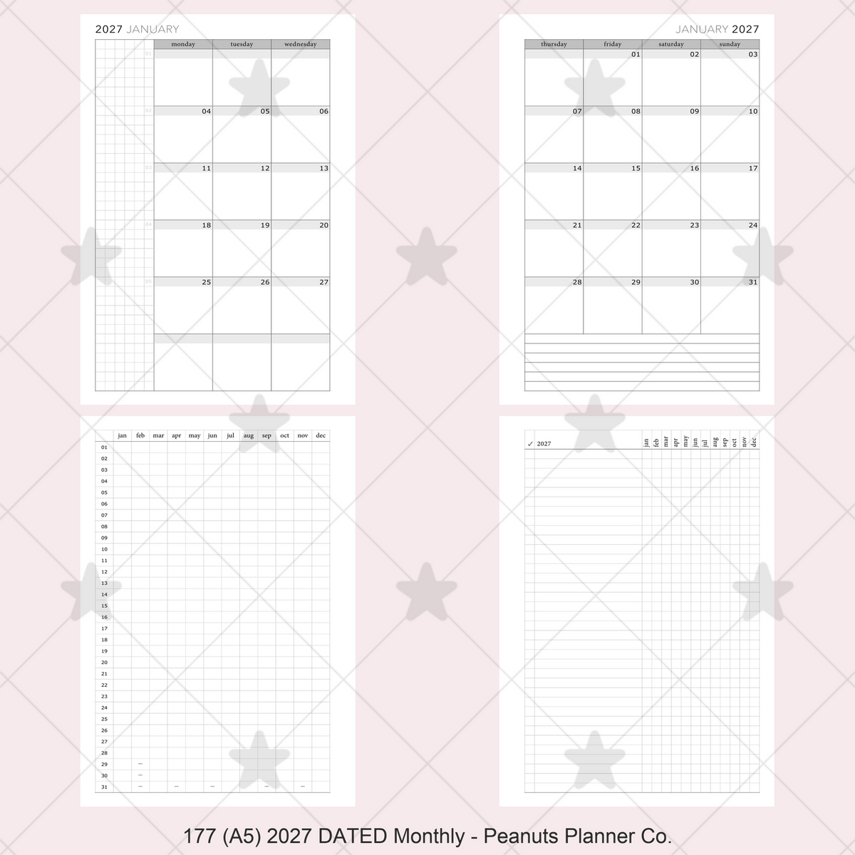 177: DATED Monthly 2027 & 2026 Mo2P