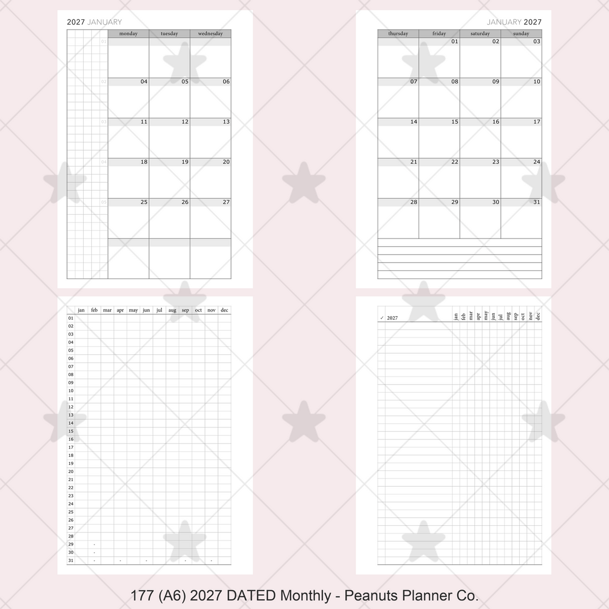 177: DATED Monthly 2027 & 2026 Mo2P