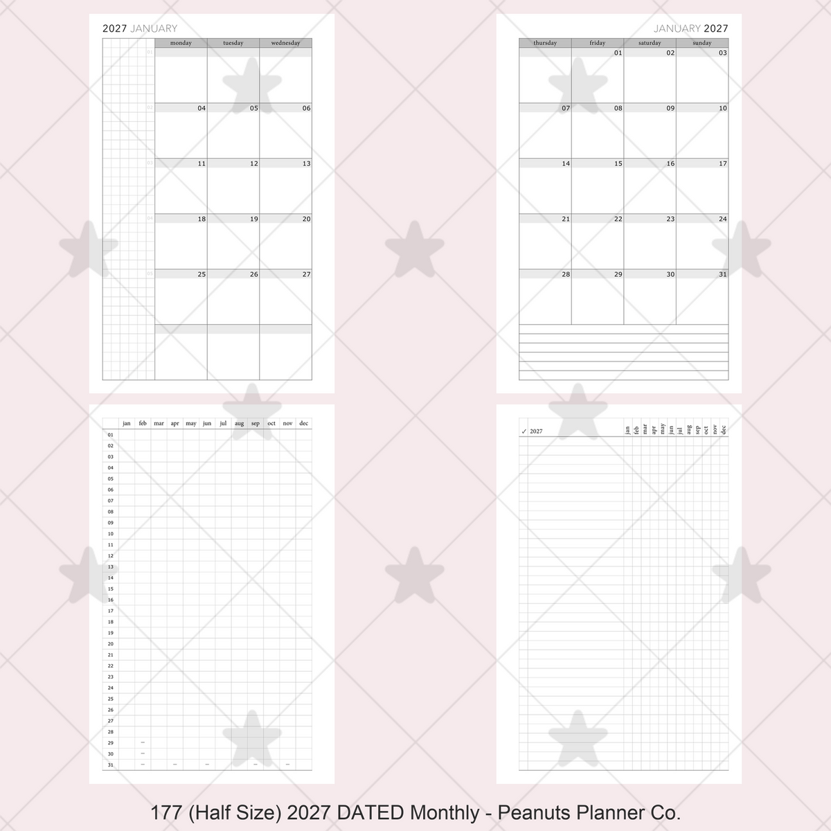 177: DATED Monthly 2027 & 2026 Mo2P