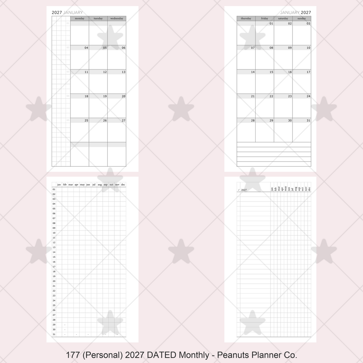 177: DATED Monthly 2027 & 2026 Mo2P