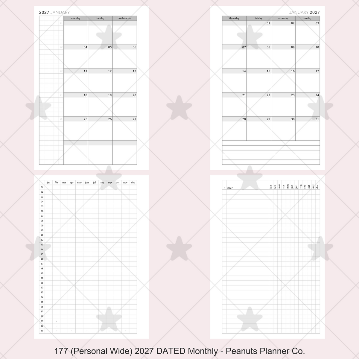177: DATED Monthly 2027 & 2026 Mo2P