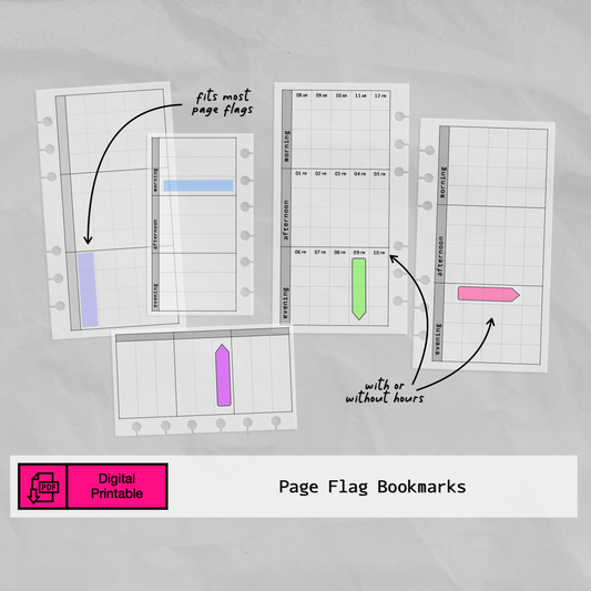 Page Flag Bookmarks DIGITAL