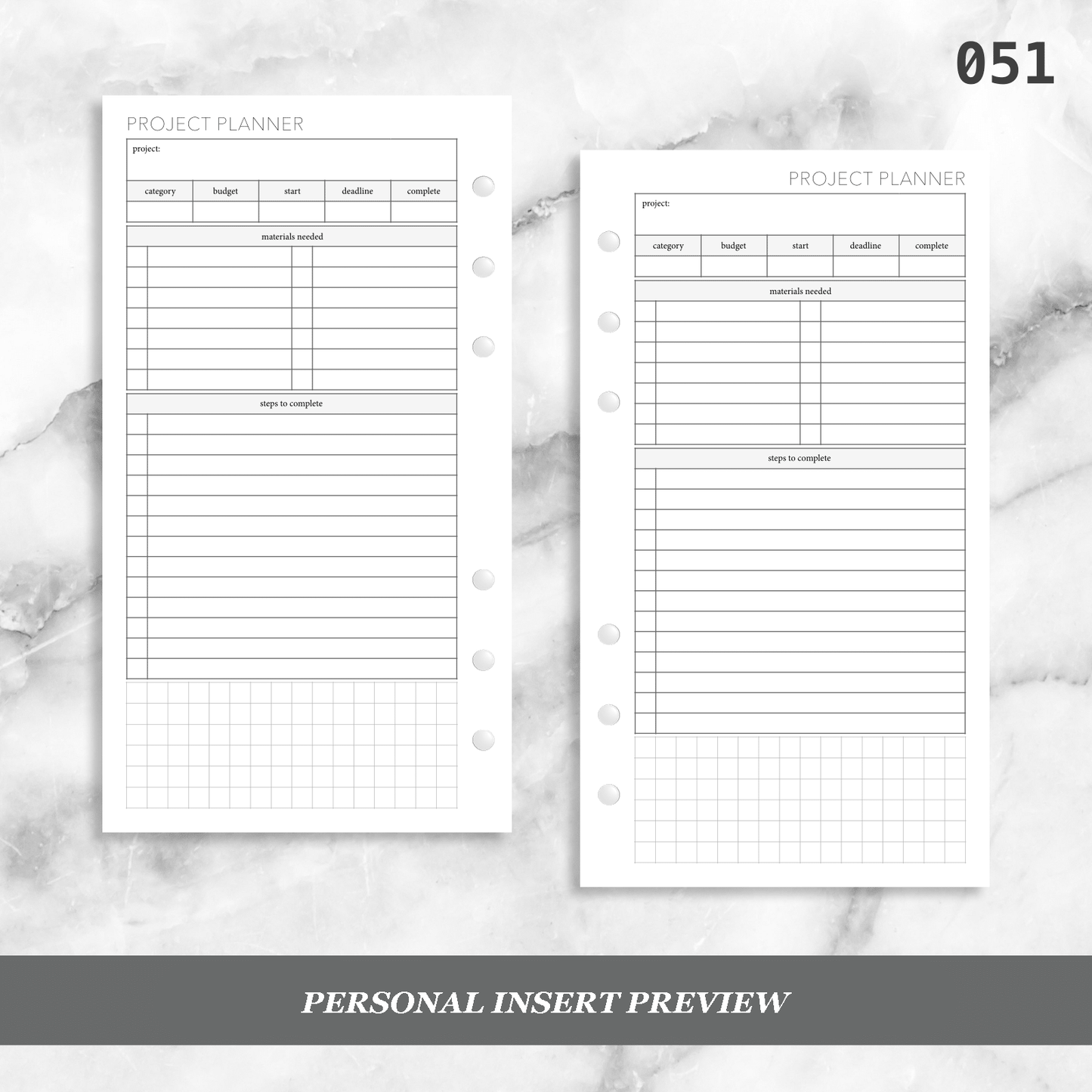 051: Project Planner