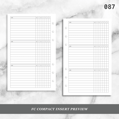 087: Weekly Daily Habit Tracker 3PP