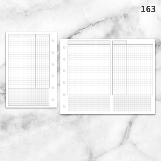 163: Grid Lovers Vertical Foldout Weekly Wo2P