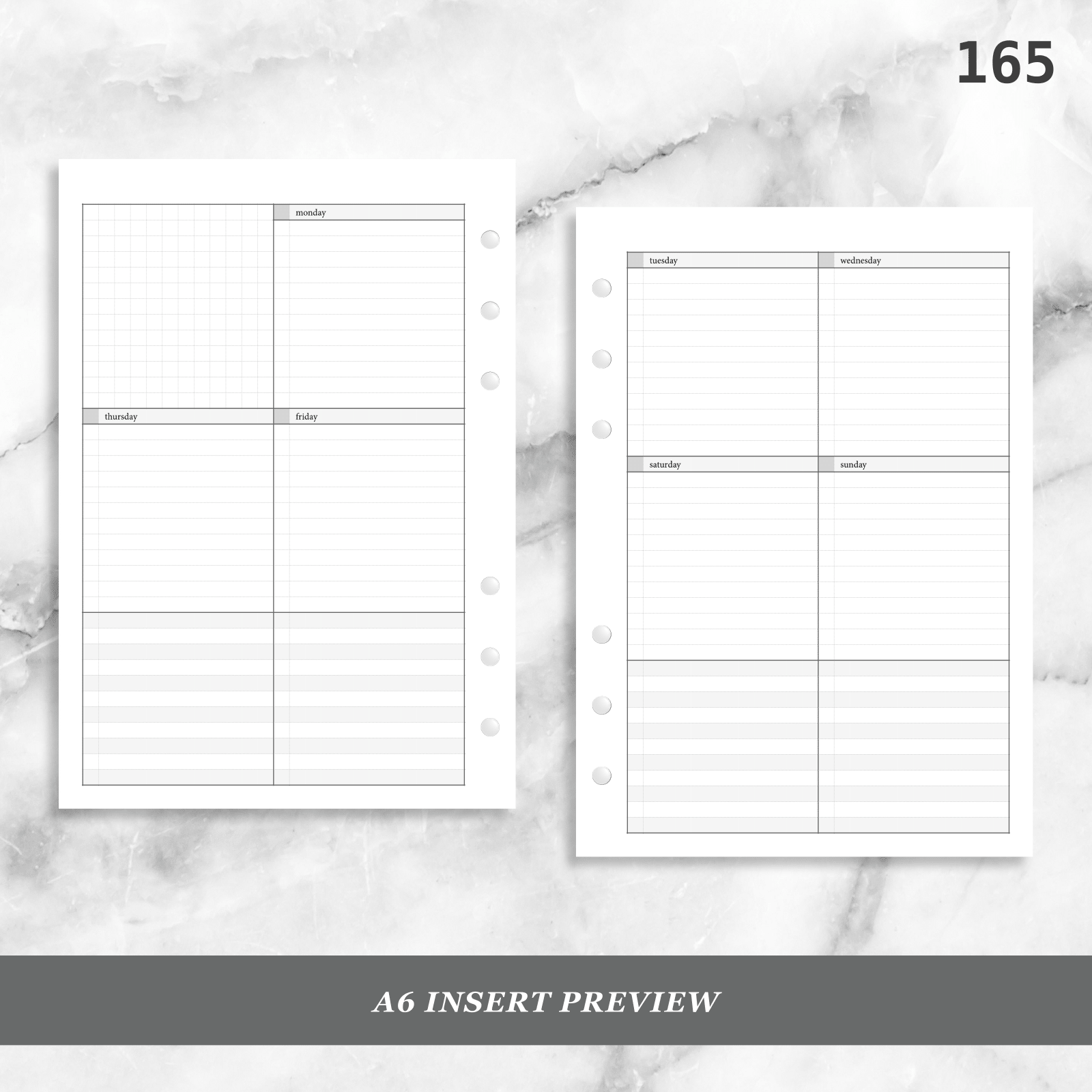 2024 Weekly Dated Printable, Weekly Planner Agenda, Weekly Organizer,  Weekly to Do List for Work/home, WO1P, Download PDF, Filofax A5 