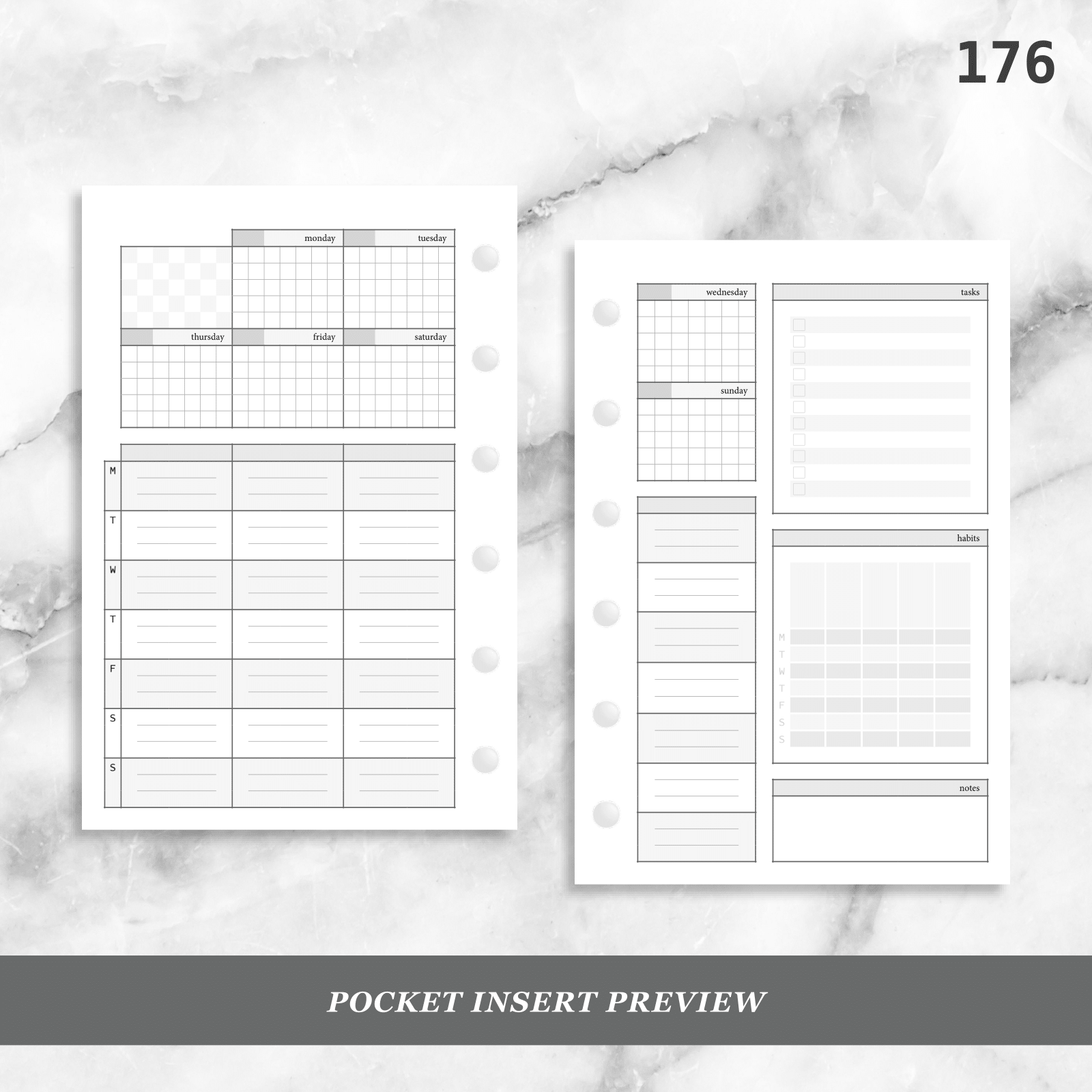 planner-insert-176-small-weekly-wo2p-w-categories-peanuts-planner-co for A5 Planner Inserts Free Printables Planner Insert 176: Small Weekly Wo2P w/ Categories – Peanuts Planner Co. for A5 Planner Inserts Free Printables