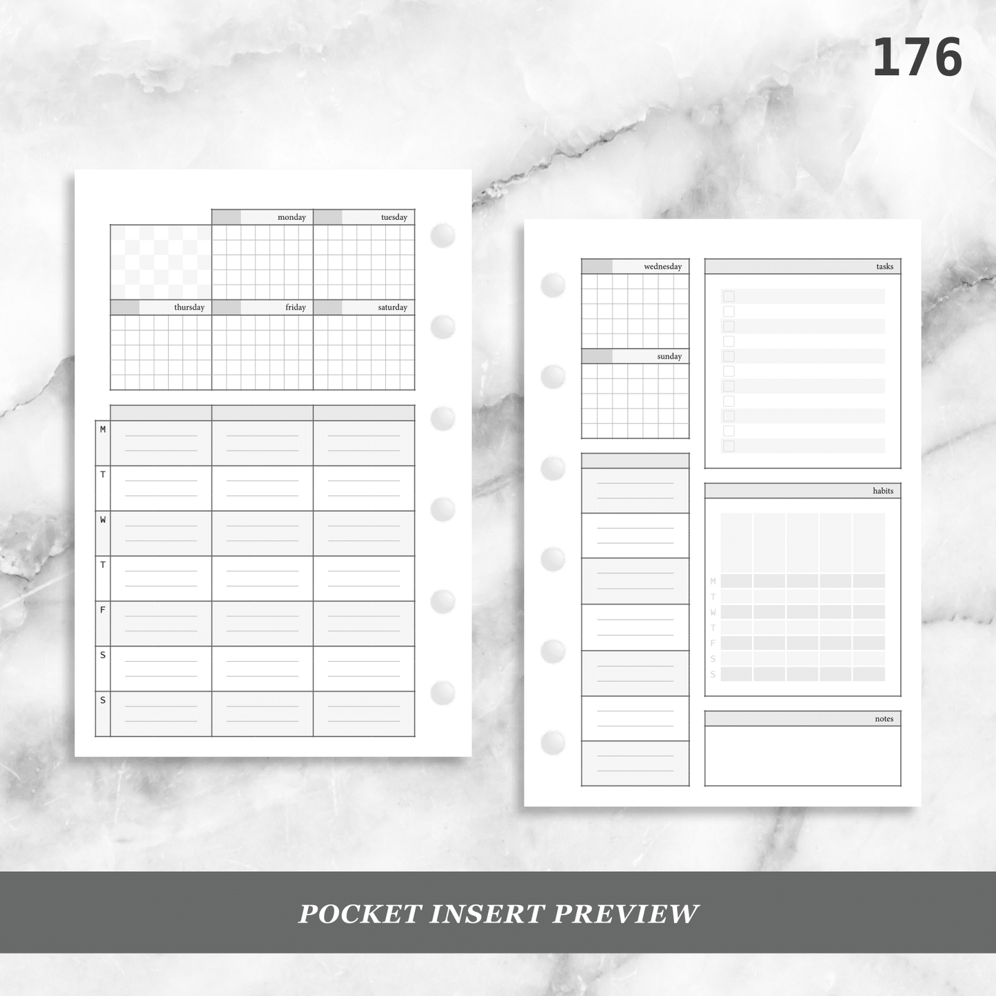 planner-insert-176-small-weekly-wo2p-w-categories-peanuts-planner-co for A5 Weekly Planner Printable Free Planner Insert 176: Small Weekly Wo2P w/ Categories – Peanuts Planner Co. for A5 Weekly Planner Printable Free